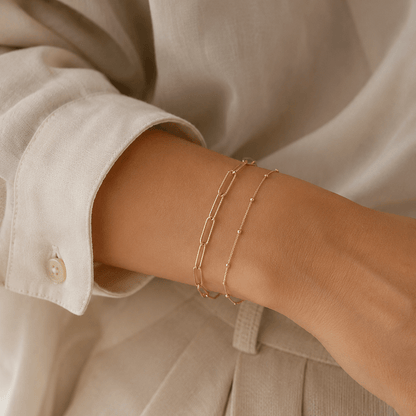 Jasabi Signature Paperclip Chain Bracelet - The Jasabi Company
